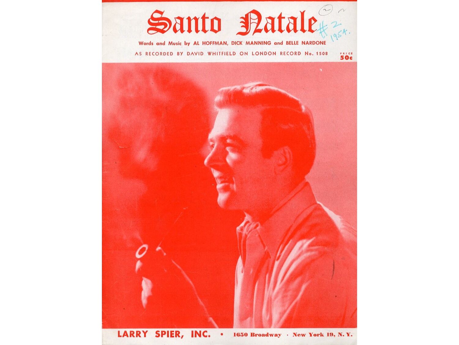 Santo Natale.Santo Natale Featuring David Whitfield Only 9 00