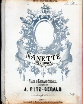 Nanette (Doctrinen) - Valse for Piano