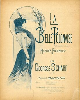 La Belle Polonaise - Mazurk Polonaise - For Piano Solo - Op. 50 - French Edition