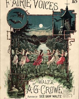 Fairie Voices - Waltz - Performed with the greatest success at the Promenade Concerts Covent Garden - For Piano with Children Voices Ad. Lib.