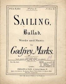 Sailing - Ballad in the key of C major for medium voice