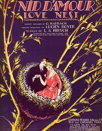 Nid D'Amour (Love Nest) - Fox trot for Piano Solo - French Edition