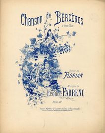 Chanson de Bergeres a deux Voix - For Two Voices with Piano - French Edition