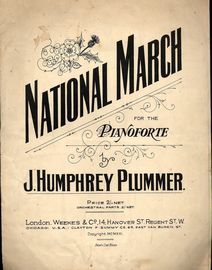 National March - For the Pianoforte
