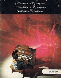 All About the Syncopator - Simple Tunes for Modern Organ - P240/245