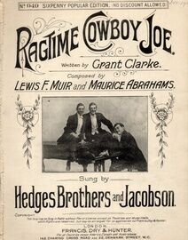 Ragtime Cowboy Joe - Song - Featuring The Hedges Brothers and Jacobson