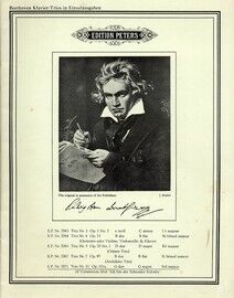 Beethoven - Trio No. 11 in G Major - For Violin and Piano - Op. 121a - Edition Peters No. 7071 - Featuring Beethoven