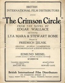 ("The Crimson Circle") Motives - from the Novel by Edgar Wallace