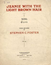 Jeanie with the Light Brown Hair - Song - In the key of F major