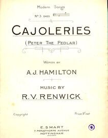 Cajoleries (Peter The Pedlar) - No. 3 for Low Voice