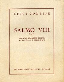 Salmo VIII - Per Voce Femminile, Flauto, Violoncello e Pianoforte - Op. 21