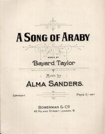 A Song of Araby - Featuring Words from Poems of the Orient