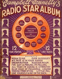 Campbell Connelly's Radio Star Album - 12 Star Photos - 12 Hit Songs