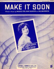 Make It Soon - As Featured by Annette Klooger and Teddy Foster with his Orchestra
