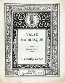 Valse Mauresque - Op. 22 - For Pianoforte