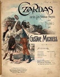 Czardas. National air of Hungary for piano solo