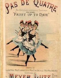 Pas de Quatre, the dance from the opera burlesque "Faust up to date"