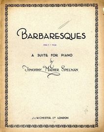 Barbaresques - A Suite for Piano