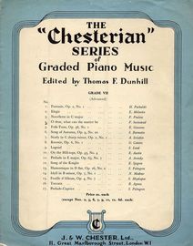 O Dear what can the matter be - the Chesterian Series of Graded Piano Music - Grade VII (advanced) - Series No. 4