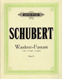 Schubert -  Wanderer Phantasie - OP. 15 . Edition Peters No. 716a