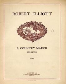 A Country March - For Piano