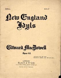 New England Idyls - Op. 62 -  A series of 10 scenes - Book 1- Scenes 1 to 5
