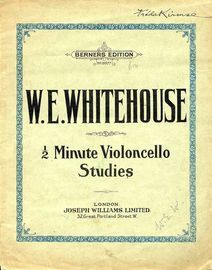 1/2 Minute Violoncello Studies - Berners Edition No. 15577