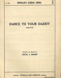 Dance to Your Daddy - Novello's School Songs - Song for Voice and Piano