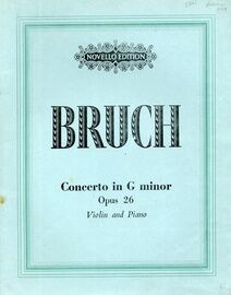 Bruch - Concerto in G Minor (Op. 26) - For Violin and Piano