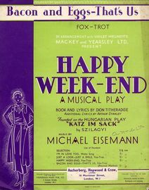 Bacon and Eggs- That's Us - Fox-Trot Song From 'Happy Week-End'
