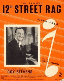 12th Street Rag - Piano Solo - Featured and Broadcast by Roy Stevens