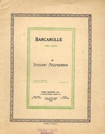 Barcarolle for piano