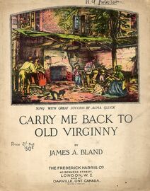 Carry Me Back To Old Virginny - Song