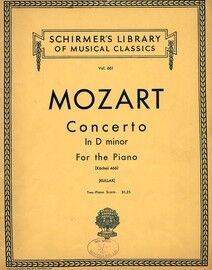 Concerto in D minor for Two Pianos - For the Piano