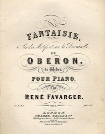 Fantaisie from Weber's Oberon - Piano Solo