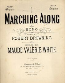 Marching Along - Song - In the Key of G Major for Low Voice