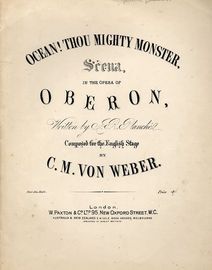 Ocean, Thou Mighty Monster - from "Oberon"