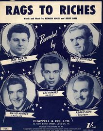 Rags to Riches - Featuring Les Howard, Reggie Goff, David Whitfield, Ray Burns and David Hughes