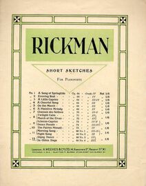 Rickman Short Sketches for Pianoforte