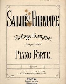 Sailors Hornpipe. For Piano Solo