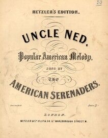 Uncle Ned, The Americal Serenaders