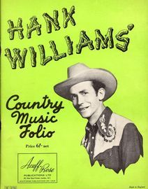 Hank Williams' Country Music Folio - For Piano and Voice with Guitar Chords