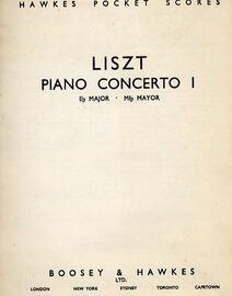 Piano Concerto 1 in Eb Major - Miniature Orchestra Score