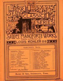 Narcissus - Op. 13, No. 4 - The Ebor Classic Series of Select Pianoforte Works - No. 42