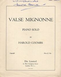 Valse Mignonne - Piano Solo