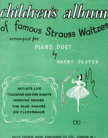 Children's Album of Famous Strauss Waltzes arranged for Piano Duet