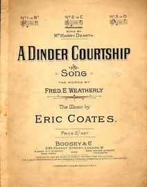 A Dinder Courtship - Song in the key of C major for Medium voice