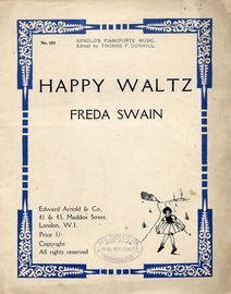 Happy Waltz - Arnold's Pianoforte Music Series No. 020