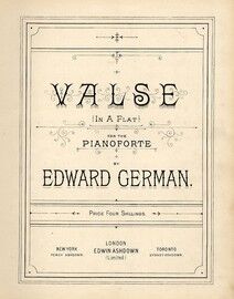 Valse in A flat major - For Piano Solo