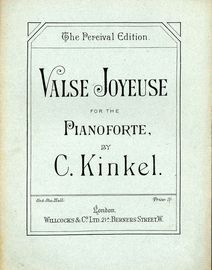 Valse Joyeuse for the pianoforte